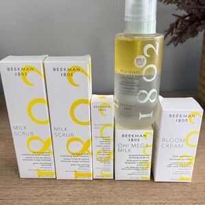 Beekman 1802 Skincare Collection with Yellow Highlights